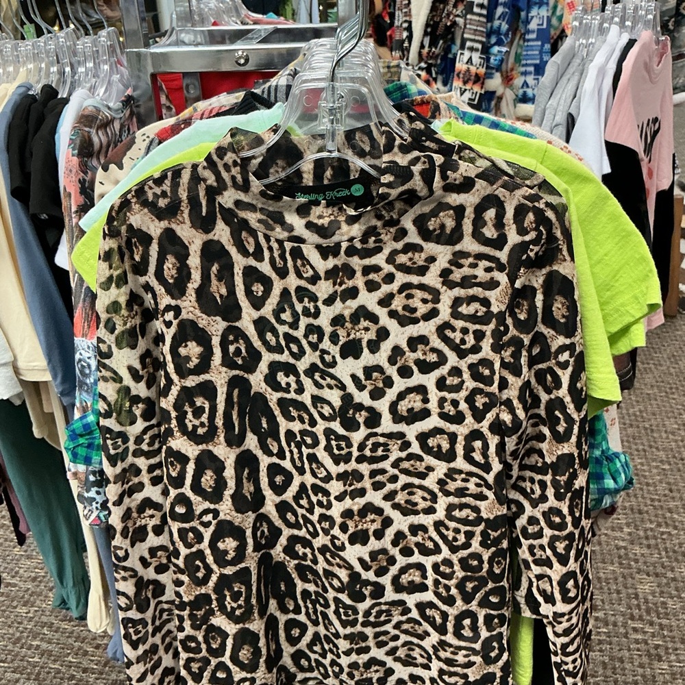 Stylish Leopard Print Long Sleeve Tee